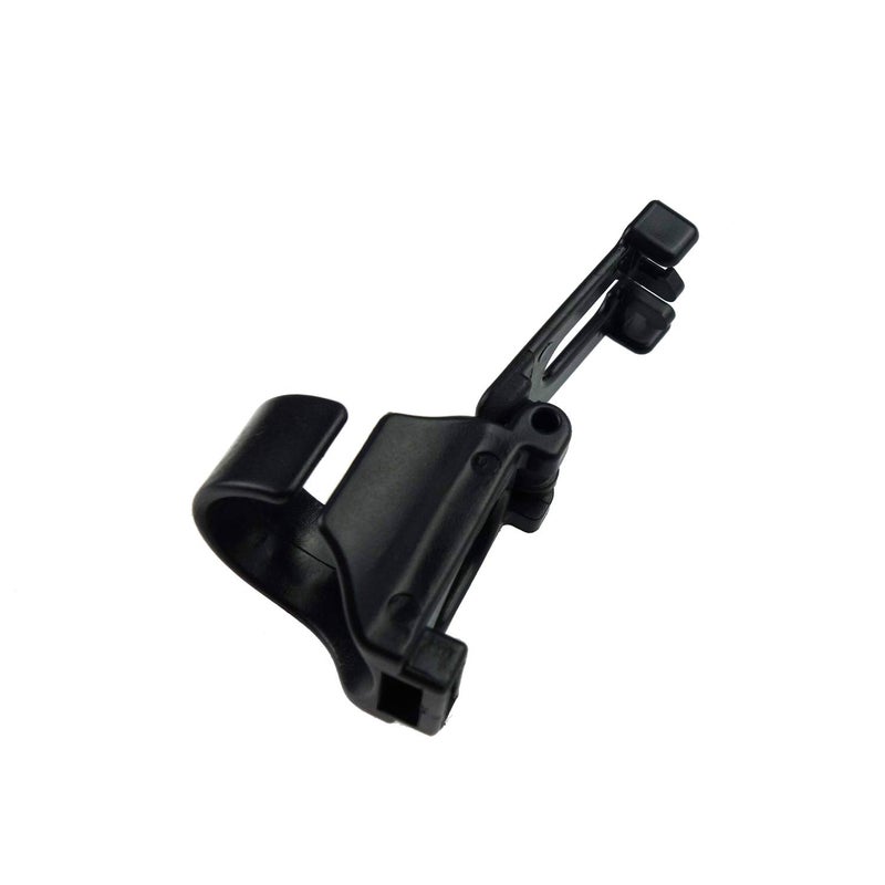 Zelerdo 4 Pack Black Plastic Snorkel Clip Replacement for Snorkeling and Scuba Diving - Image 2